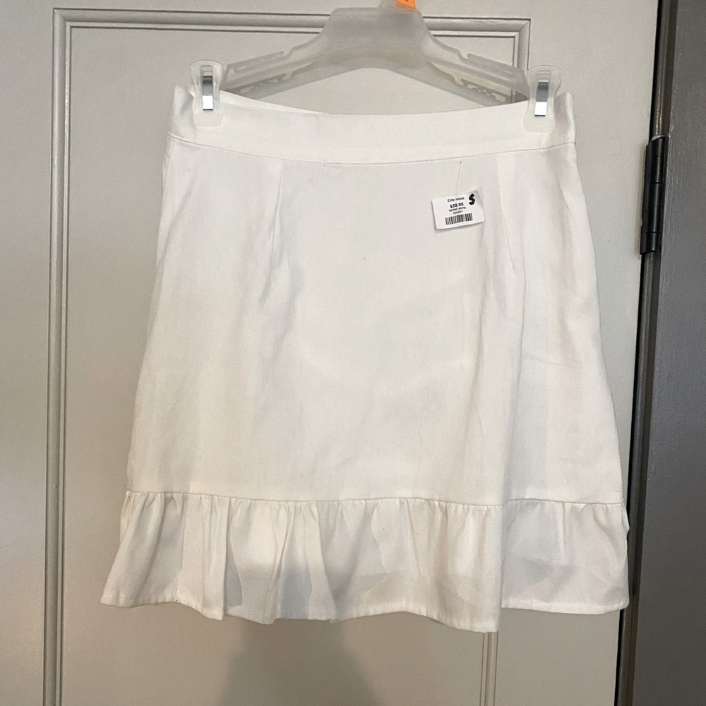 White “Fish-Tail” Skirt